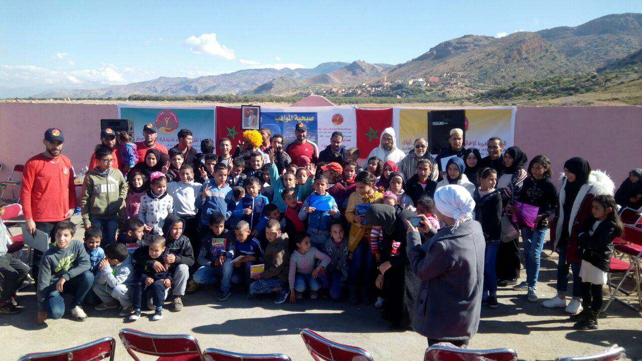 الإغاثة المدنية : صبحية ترفيهية لأطفال جماعة الكنيزي بني عياط